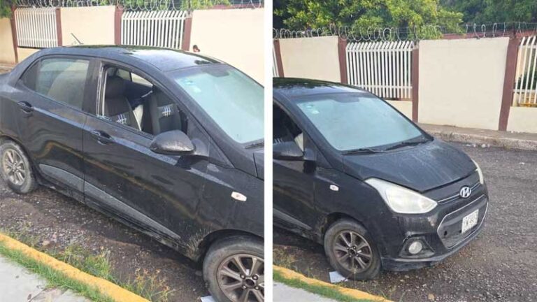 Vandalizan vehículo en la Col Hidalgo oriente de Salina Cruz