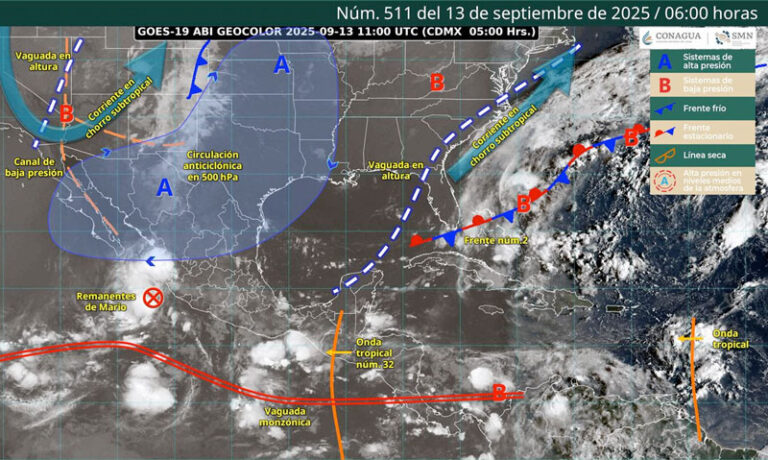 Se esperan lluvias y tormentas por la tarde en Oaxaca