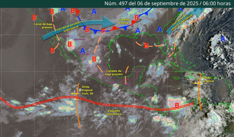Prevén lluvias con tormentas ocasionales en zonas montañosas de Oaxaca este sábado