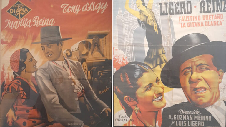 La  emperatriz  de la copla, Juanita Reina  recordada en carteles