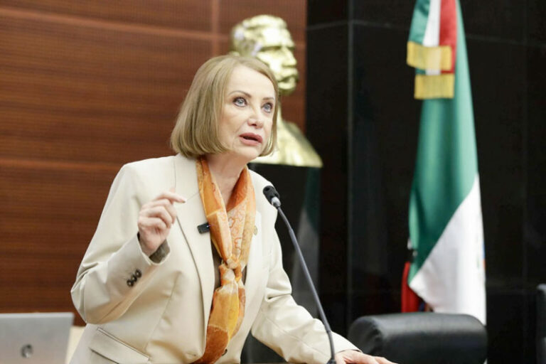 Me conduciré con institucionalidad como presidenta del Senado, hay que elevar nivel del debate: Laura Itzel Castillo
