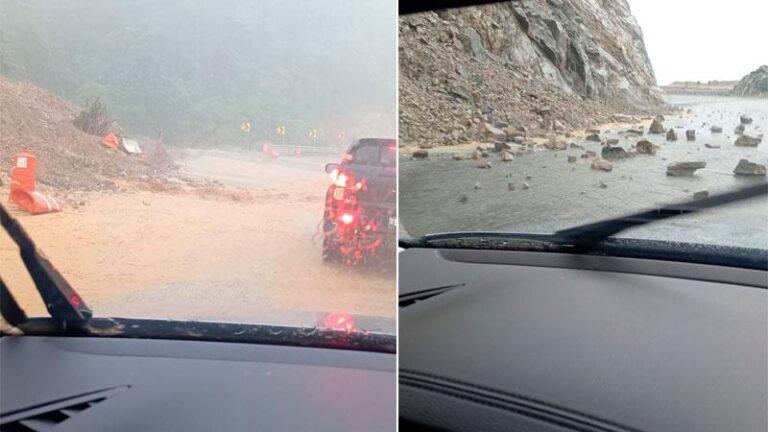 Por lluvias, emite Protección Civil recomendaciones para transitar en supercarretera Barranca Larga-Ventanilla