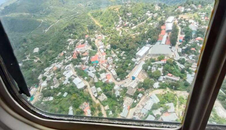 Despliega Gabinete de Seguridad operativos aéreos en la Sierra Sur para reforzar la vigilancia y búsqueda de persona desaparecida