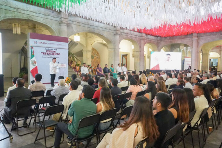 Inicia en Oaxaca “Septiembre Mes del testamento” con la meta de superar 2 mil documentos