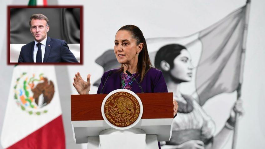 Sheinbaum anuncia visita del presidente de Francia, Emmanuel Macron, a México