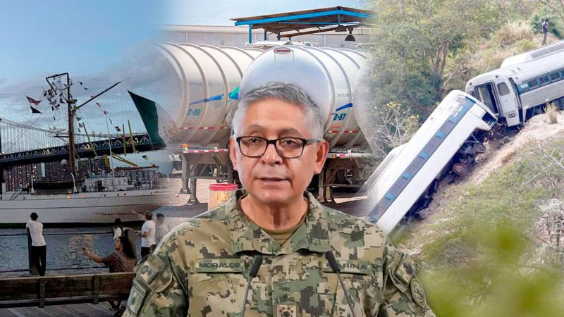 Del Buque Cuauhtémoc al huachicol fiscal y al accidente del Tren Interoceánico: El duro año de la Marina