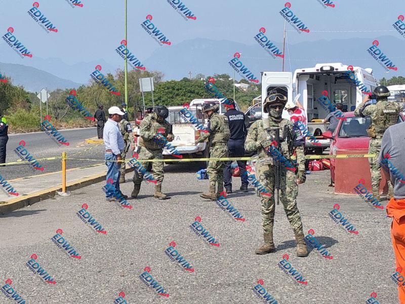 Presunto asalto termina con dos heridos de bala en Tehuantepec