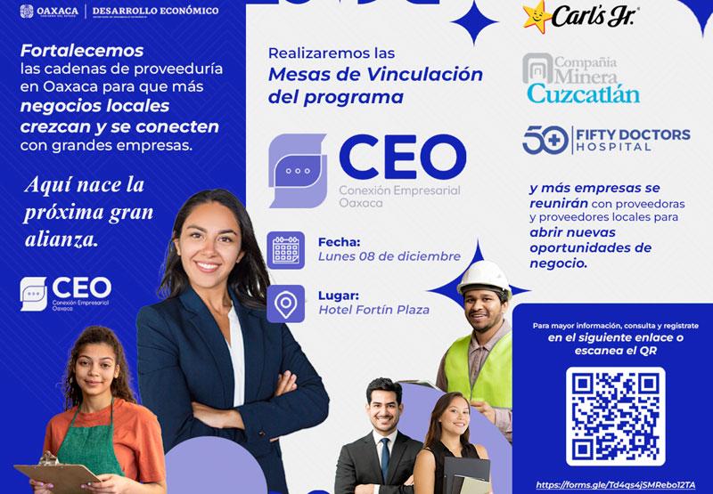 Invita Sedeco a Mipymes y personas emprendedoras a participar en el programa Conexión Empresarial Oaxaca