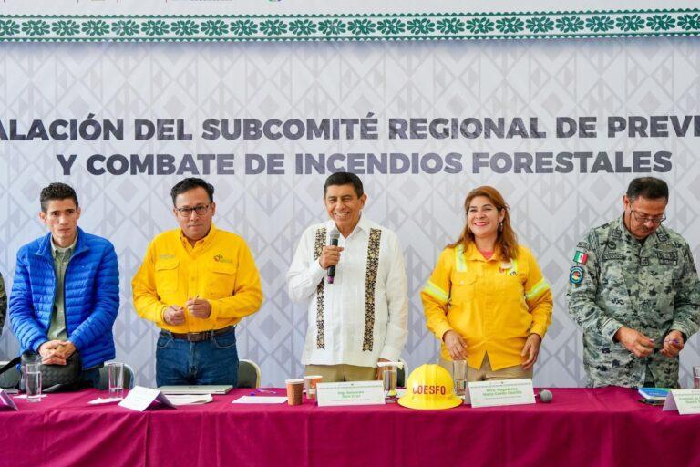 Refuerza Salomón Jara prevención de incendios forestales en favor del equilibrio ambiental de la Cuenca del Papaloapan