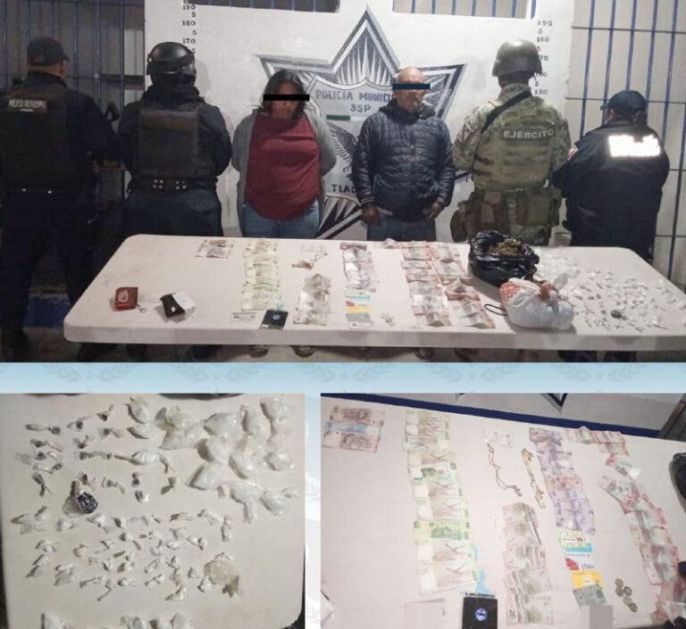 Detiene SSPC a 2 personas por presunta comisión de delitos contra la salud en Tlacolula de Matamoros