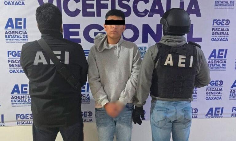 Fiscalía de Oaxaca obtiene vinculación a proceso y prisión preventiva contra R.F.A.R. alias “El Rey”, por homicidio cometido en Ejutla de Crespo