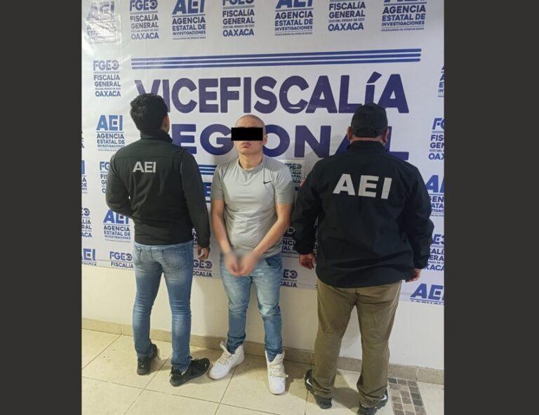 Detiene FGEO a acusado de homicidio calificado en el Istmo