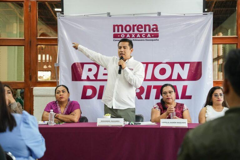 Morena Oaxaca respalda los ajustes anunciados en el Gobierno de la Primavera Oaxaqueña