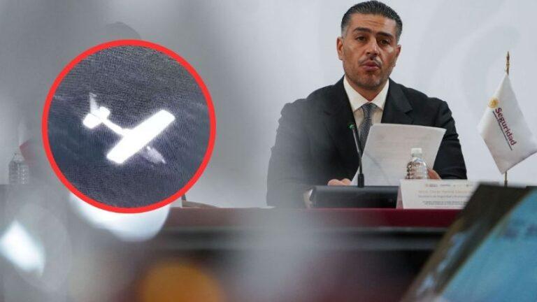 Omar García Harfuch informa que detectaron una aeronave clandestina en Oaxaca; decomisan 500 kilos de droga