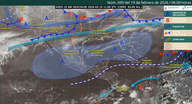 Se prevén condiciones estables y aumento de temperaturas para este jueves