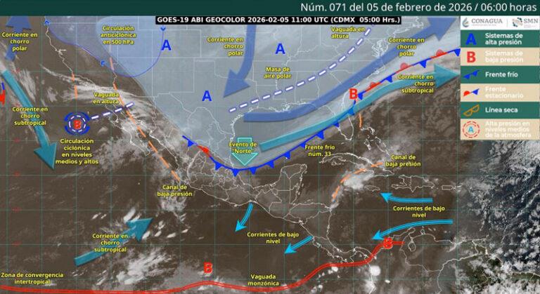 Se mantendrá ambiente frío, lluvias y fuertes vientos en Oaxaca
