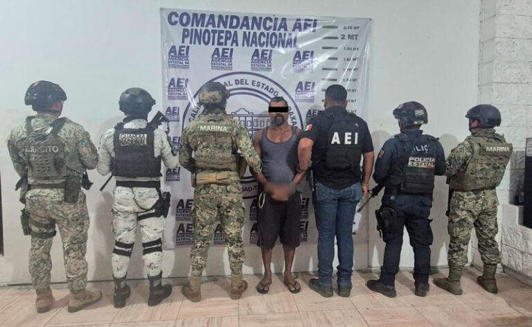 Captura Fiscalía de Oaxaca a objetivo prioritario considerado generador de violencia en la Costa por vínculo con delitos como cobro de piso, secuestro y narcomenudeo