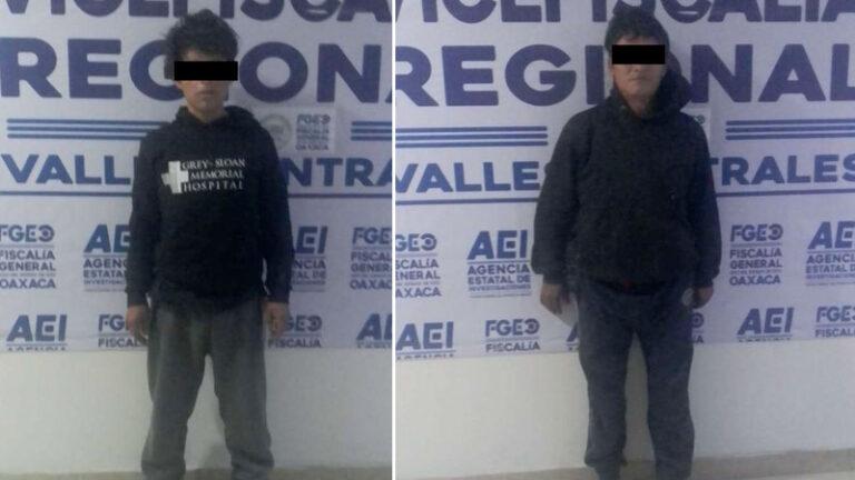 Fiscalía de Oaxaca lleva ante Juez a dos hombres por robo con violencia cometido en la Central de Abasto; utilizaron “llave china” para someter a la víctima