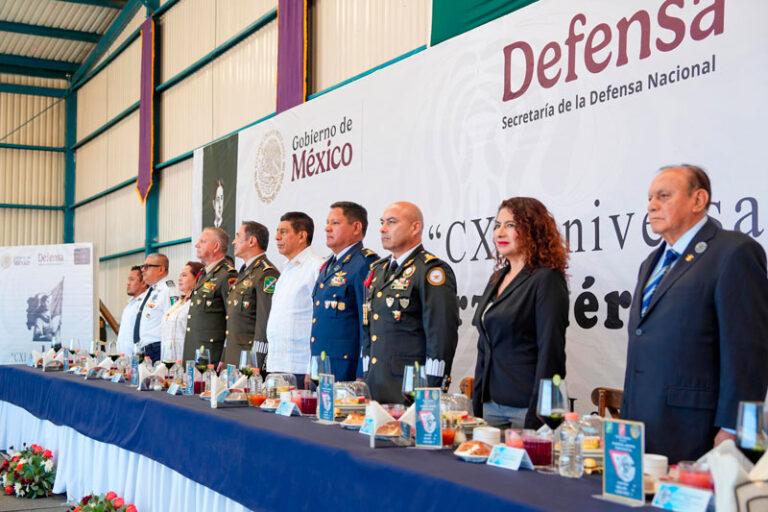 Reconoce Salomón Jara labor solidaria y humana de la Fuerza Aérea Mexicana en la defensa de los intereses del pueblo