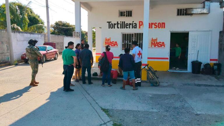 Derrapan trabajadores de Pemex en la Transístmica, en Tehuantepec