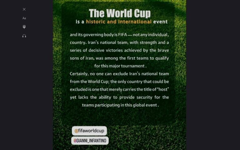 Selección de Irán responde a las amenazas de Donald Trump para no asistir a la Copa del Mundo 2026