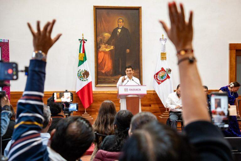 Oaxaca cuenta con el cariño y trabajo de su Presidenta: Salomón Jara