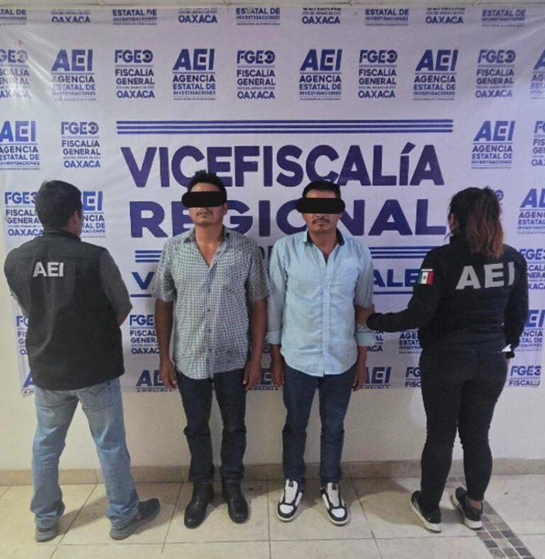 Obtiene FGEO vinculación a proceso en contra de dos hombres por homicidio y tentativa de homicidio
