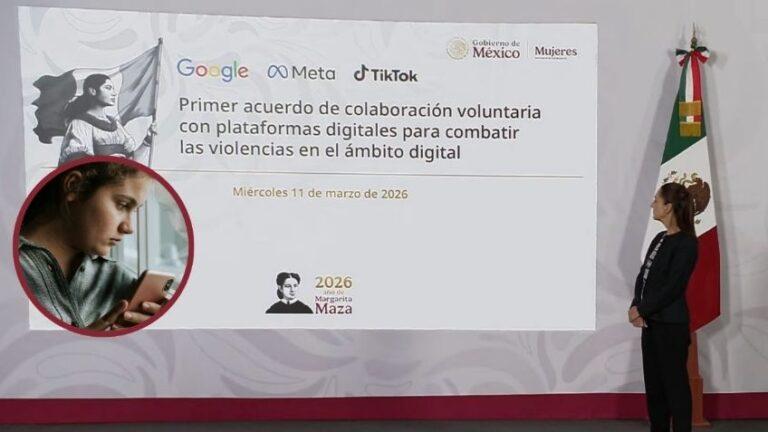 ¿En qué consiste el acuerdo que firmó México con Tik Tok, Google, Meta sobre la violencia digital contra las mujeres?