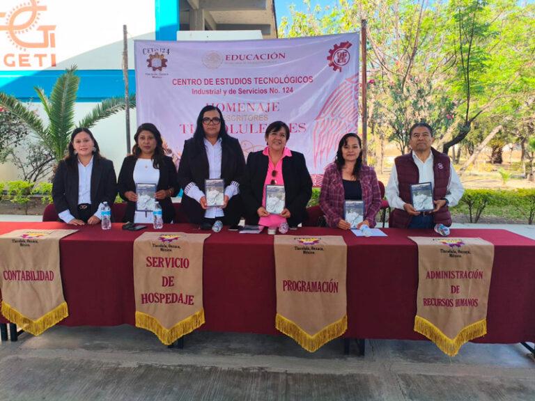 Rinden el CETIS 24 de Tlacolula, homenajeal periodista y poeta Wilfrido López Torres