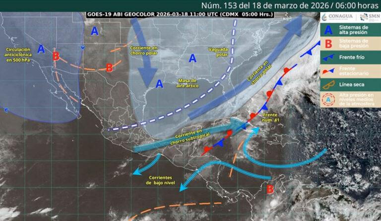 Continúa inestabilidad con lluvias y oleaje elevado en el Golfo de Tehuantepec