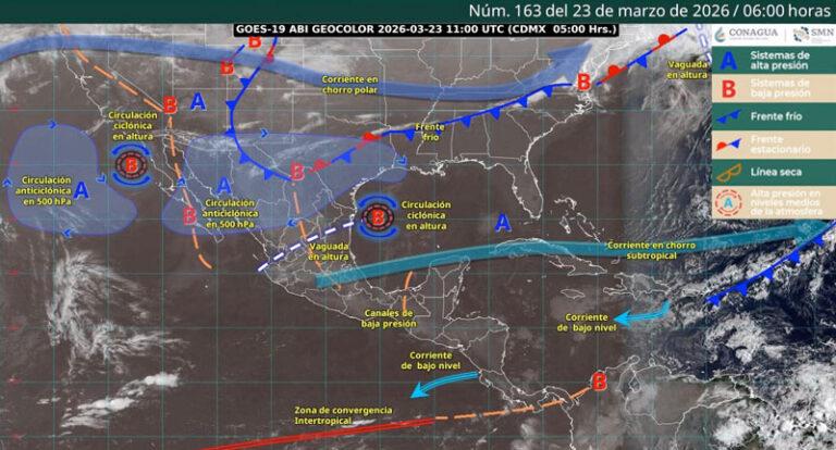 Se prevé ambiente caluroso, lluvias y rachas de viento en diferentes puntos de Oaxaca