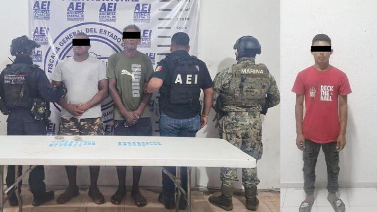 Desarticula Fiscalía célula de narcomenudeo por venta de sustancias ilícitas afuera de secundaria, tres personas quedan vinculadas a proceso