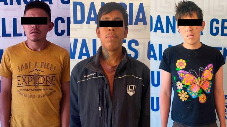 FGEO ejecuta órdenes de aprehensión y detiene a tres personas por robo con violencia en la región de Valles Centrales
