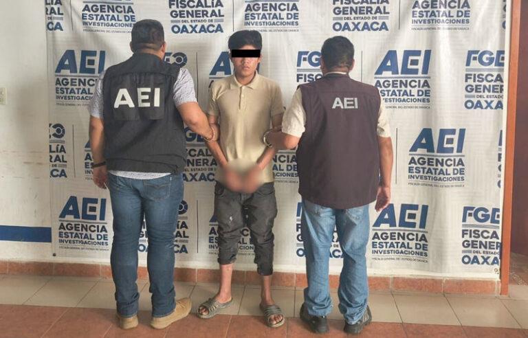 Fiscalía de Oaxaca captura a A.H.G., alias “El Tech” por homicidio con arma de fuego cometido al interior de una vivienda en el Istmo de Tehuantepec