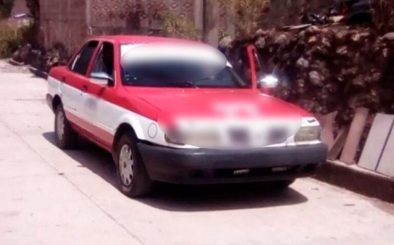 Fiscalía de Oaxaca detiene a mujer por robo de un taxi; intentaban vender el vehículo sustraído