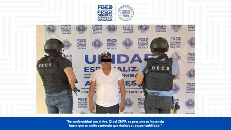 Fiscalía de Oaxaca detiene a una persona por violencia patrimonial, cometido en establecimiento denominado “Los Combinados”