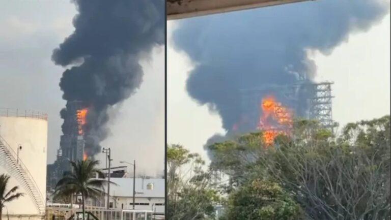 Pemex informa sobre incidente de la Refinería Olmeca