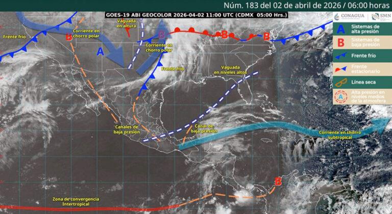 Persistirán lluvias, tormentas y caída de granizo: Protección Civil