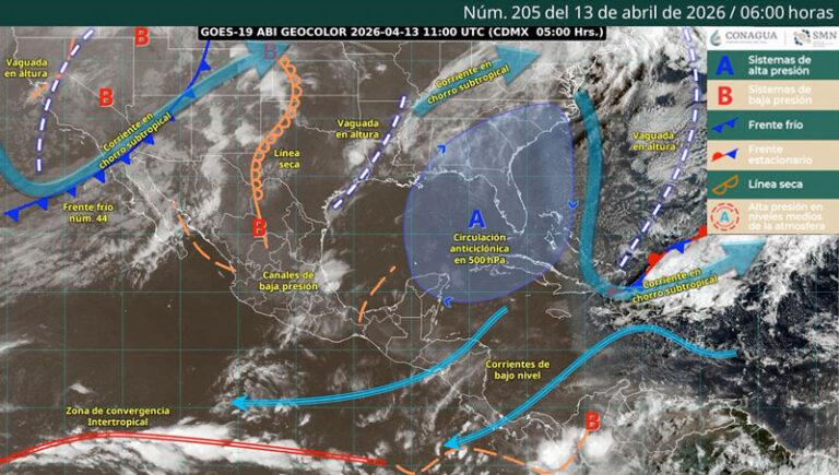 Lluvias con tormentas y calor intenso marcarán el clima en Oaxaca: Protección Civil