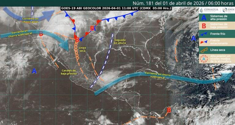 Se esperan tormentas, rachas fuertes de viento y posible caída de granizo en Oaxaca