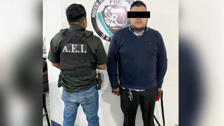 Fiscalía detiene a una persona y asegura un arma ilegal en transporte con destino a Santa Lucía Ocotlán