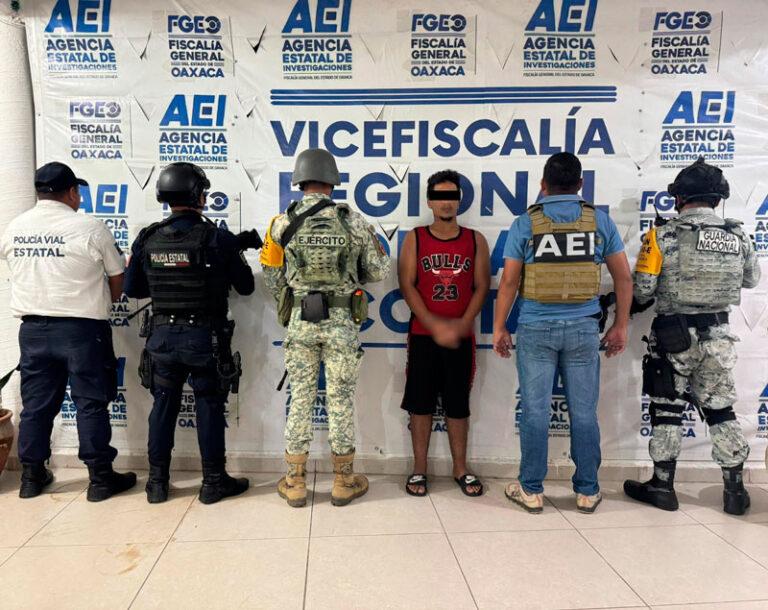 Obtiene FGEO sentencia condenatoria de 20 años de prisión contra una persona por el delito de homicidio calificado con ventaja cometido en la región de la Costa