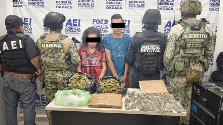 FGEO ejecuta cateo en la región Costa; hay dos personas detenidas y aseguramiento de presuntas drogas