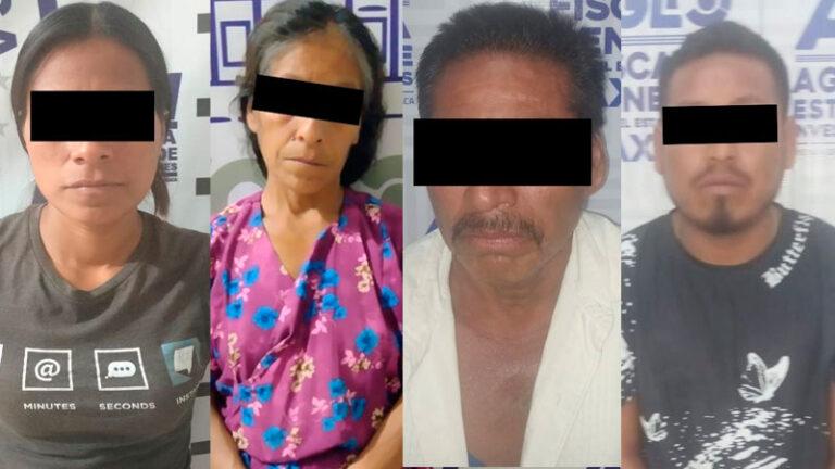 Fiscalía de Oaxaca obtiene vinculación a proceso contra cuatro personas detenidas durante cateos en puntos de narcomenudeo en Santiago Ixtayutla