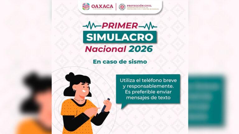 Convoca Protección Civil a participar en el Primer Simulacro Nacional 2026