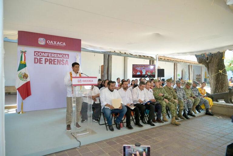 Presenta Gobierno del Estado “Pacto por la Paz de Juchitán de Zaragoza” para fortalecer la seguridad