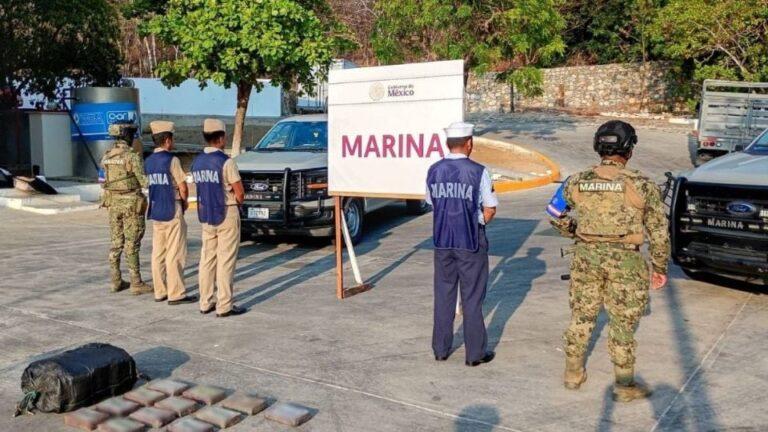 Aseguran 13 paquetes y un bulto con cocaína en Huatulco, Oaxaca