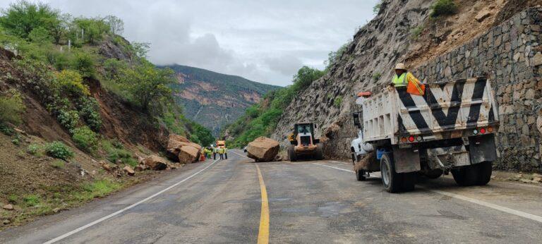Activan Plan de Atención Vial en Emergencias por constantes lluvias