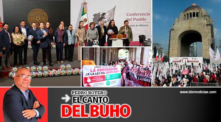 Cartas diplomáticas están echadas: * “Gatopardismo” del Maximato.  * La CNTE estruja y 6 días para el Mundial.  *¨Puntos claves del mensaje.  *El balón rodó en palacio nacional.  *” Corcholatas” oaxaqueñas en Stand By – Pedro Botero