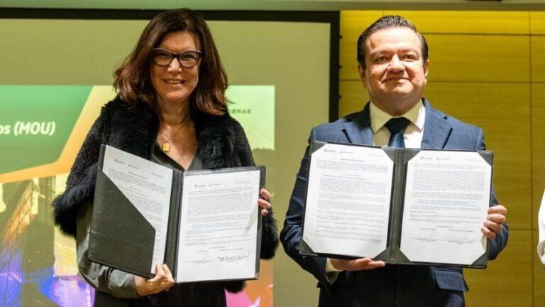 Pemex y Petrobras firman memorando de entendimiento para cooperación estratégica y técnica entre México y Brasil